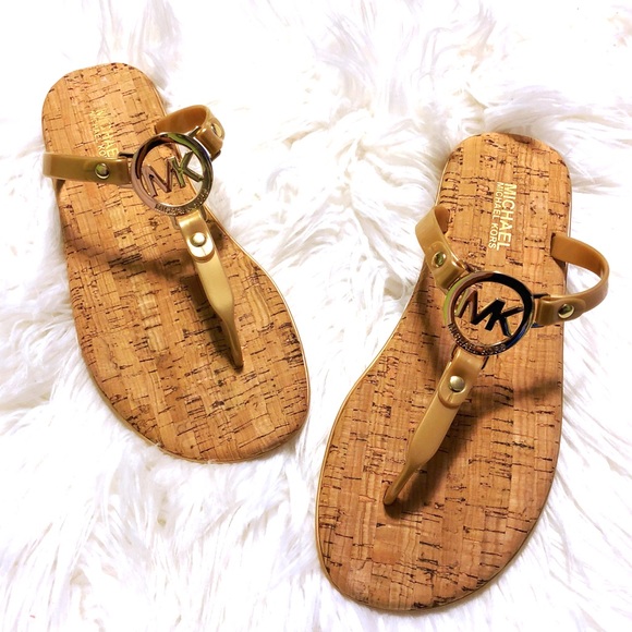 michael kors cork sandals